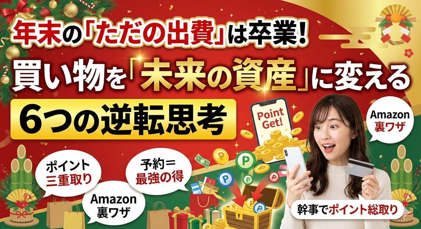 年末の「ただの出費」はもう卒業！ 買い物を「未来の資産」に変える5つの逆転思考