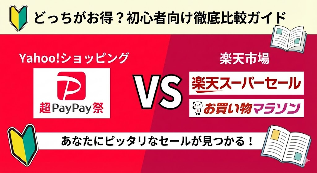 Yahoo!ショッピング「超PayPay祭」 vs 楽天市場「セール」、どっちがお得？初心者向け徹底比較ガイド